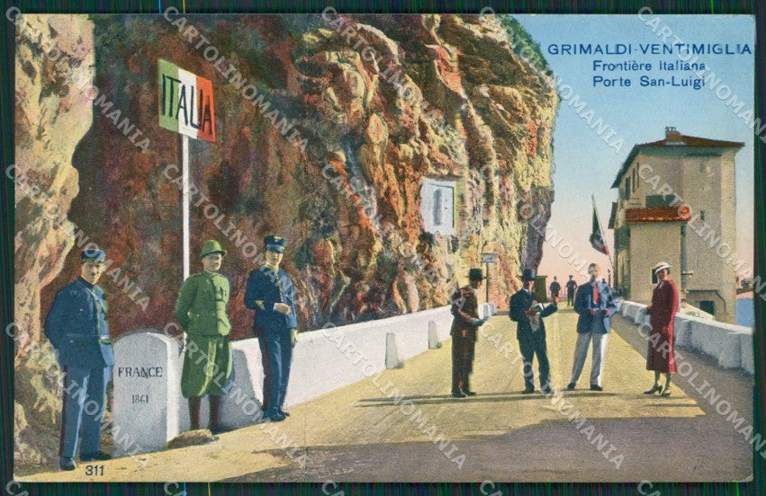 Imperia Ventimiglia Grimaldi Ponte San Luigi Frontiera cartolina KV5970 – fronte