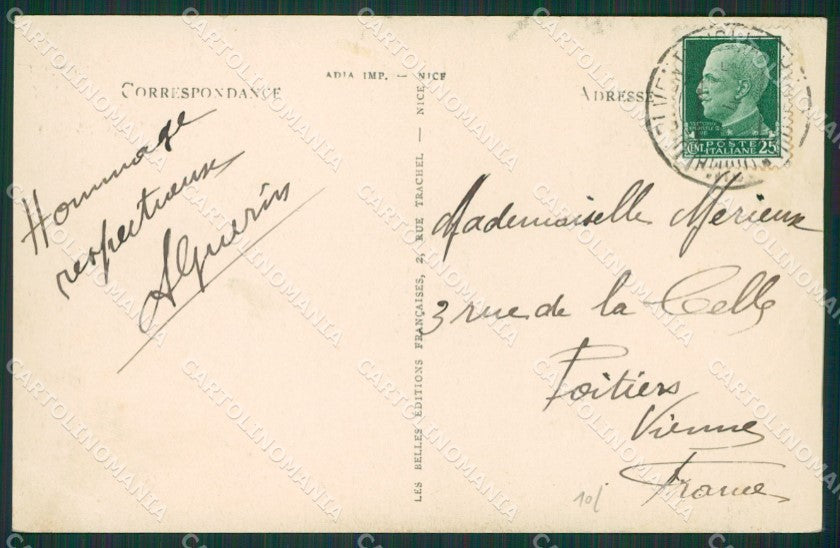 Imperia Ventimiglia Grimaldi Ponte San Luigi Frontiera cartolina KV5974 – retro