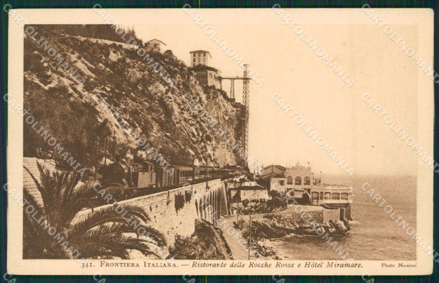 Imperia Ventimiglia Grimaldi Frontiera Treno cartolina KV5981 – fronte
