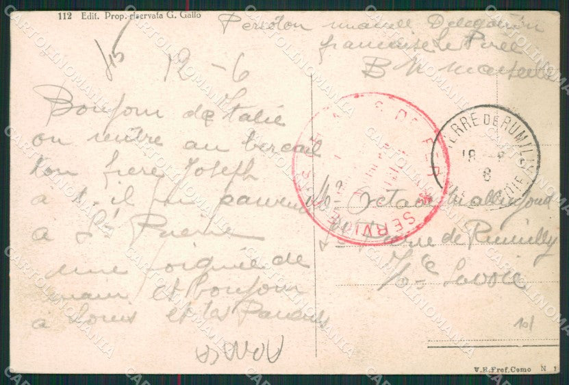Imperia Ventimiglia Grimaldi Frontiera Saluti da ABRASA cartolina KV5983 – retro