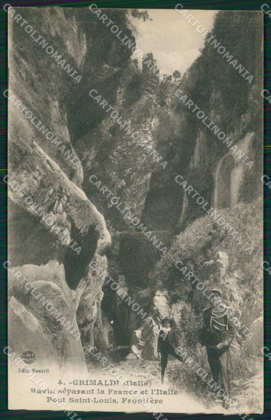 Imperia Ventimiglia Grimaldi Ponte San Luigi Frontiera cartolina KV5987 – fronte