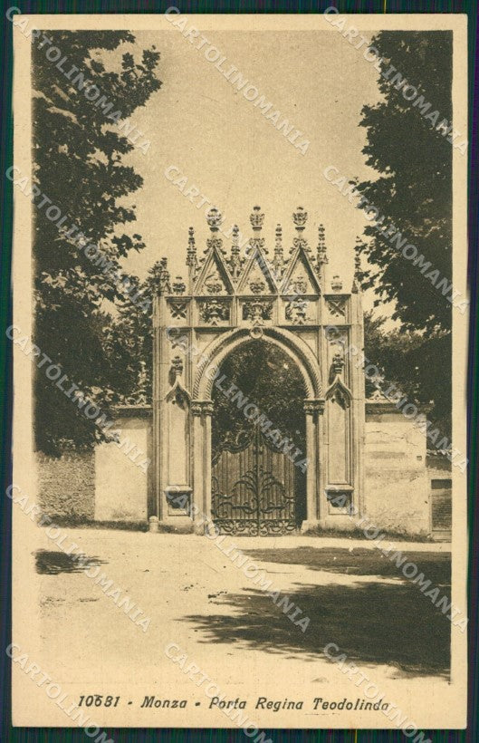 Milano Monza Porta Regina Teodolinda cartolina KV5991 – fronte