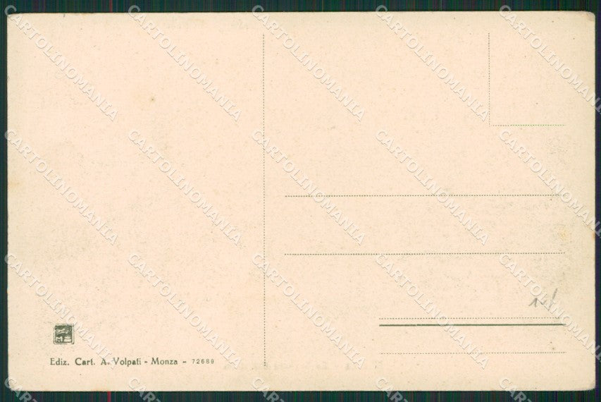 Milano Monza cartolina KV6008 – retro
