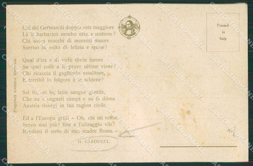 Milano Legnano Carducci cartolina KV6018 – retro