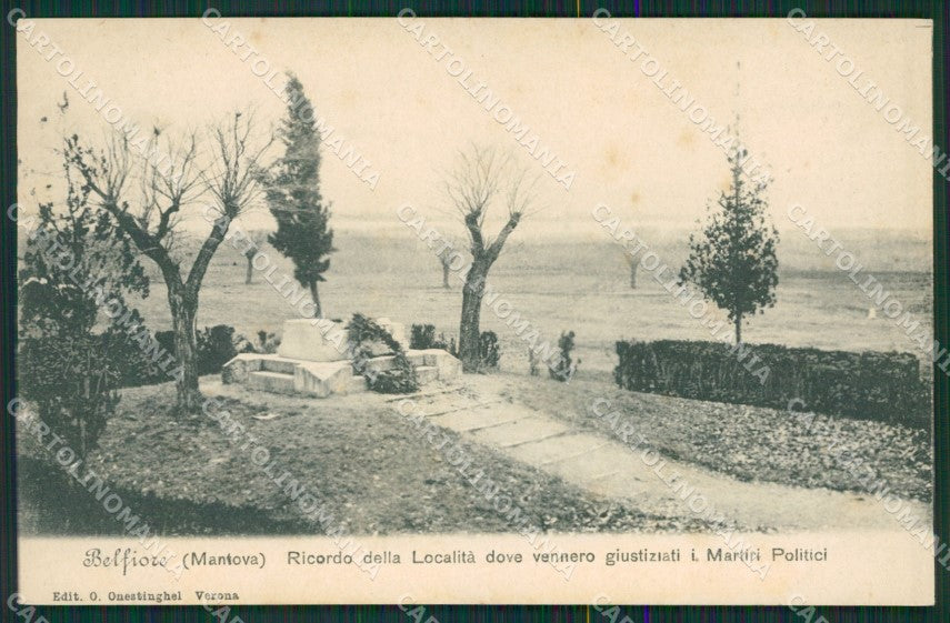 Mantova Belfiore cartolina KV6034 – fronte