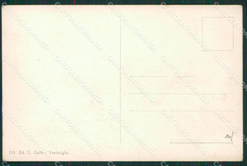 Imperia Ventimiglia Grimaldi Frontiera Saluti da cartolina KV6049 – retro