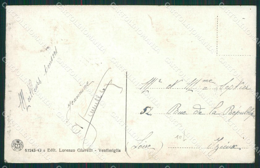 Imperia Ventimiglia Frontiera cartolina KV6061 – retro