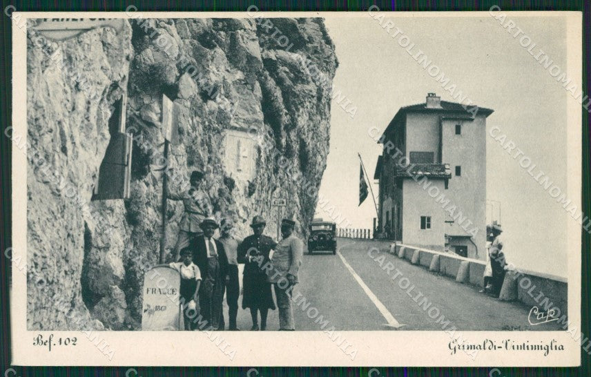 Imperia Ventimiglia Grimaldi Frontiera Auto cartolina KV6073 – fronte