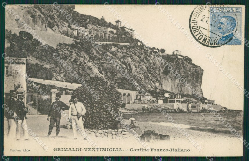 Imperia Ventimiglia Grimaldi Frontiera cartolina KV6080 – fronte