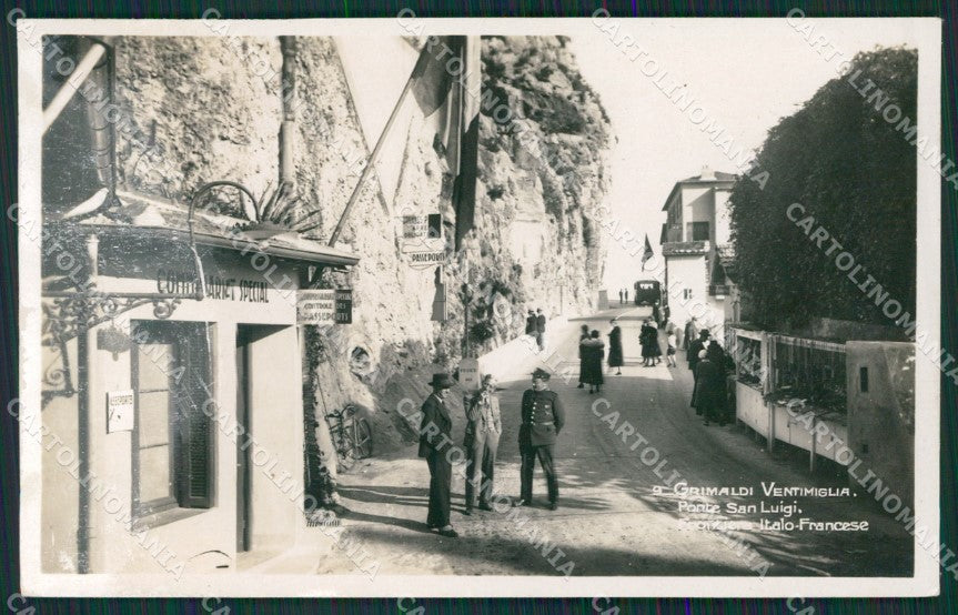 Imperia Ventimiglia Grimaldi Ponte San Luigi Frontiera Foto cartolina KV6089 – fronte
