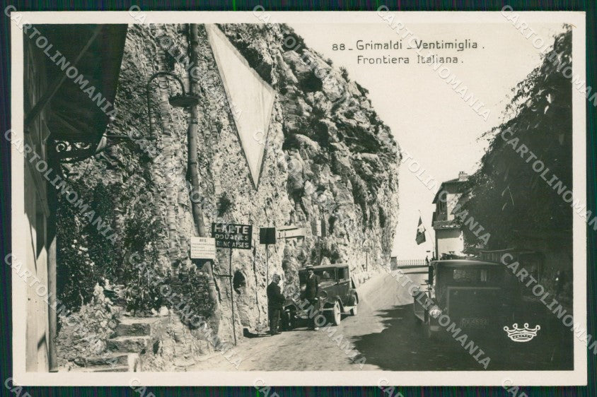Imperia Ventimiglia Grimaldi Frontiera Auto Foto Foto cartolina KV6096 – fronte
