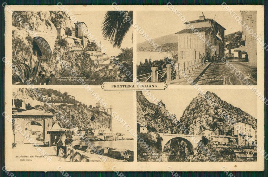 Imperia Ventimiglia Grimaldi Frontiera cartolina KV6098 – fronte
