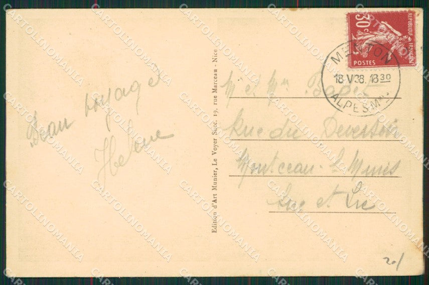 Imperia Ventimiglia Grimaldi Frontiera cartolina KV6098 – retro