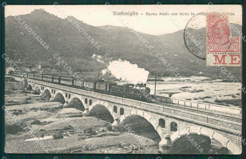 Imperia Ventimiglia Treno cartolina KV6114 – fronte