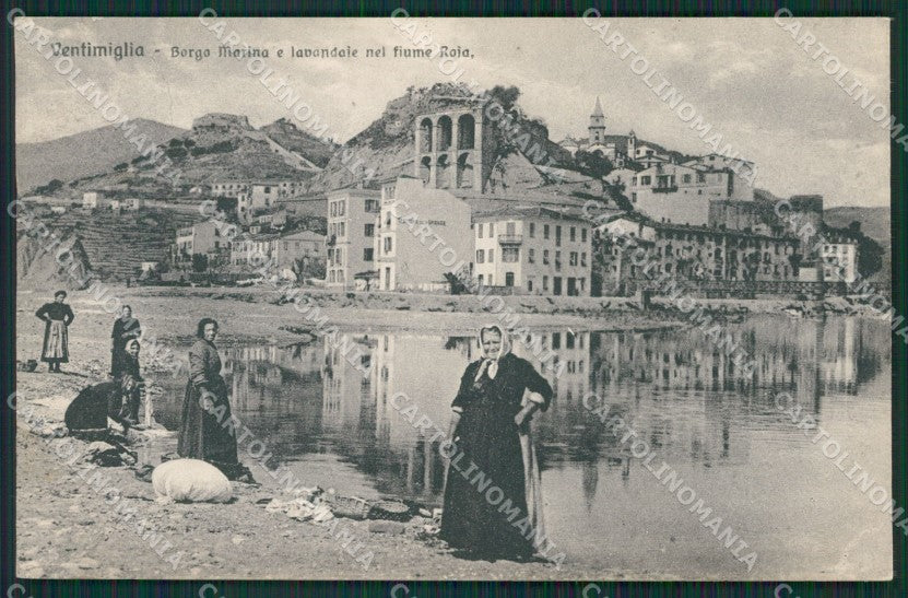 Imperia Ventimiglia Borgo Marina cartolina KV6118 – fronte