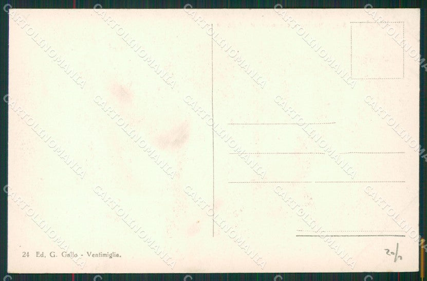 Imperia Ventimiglia Borgo Marina cartolina KV6118 – retro
