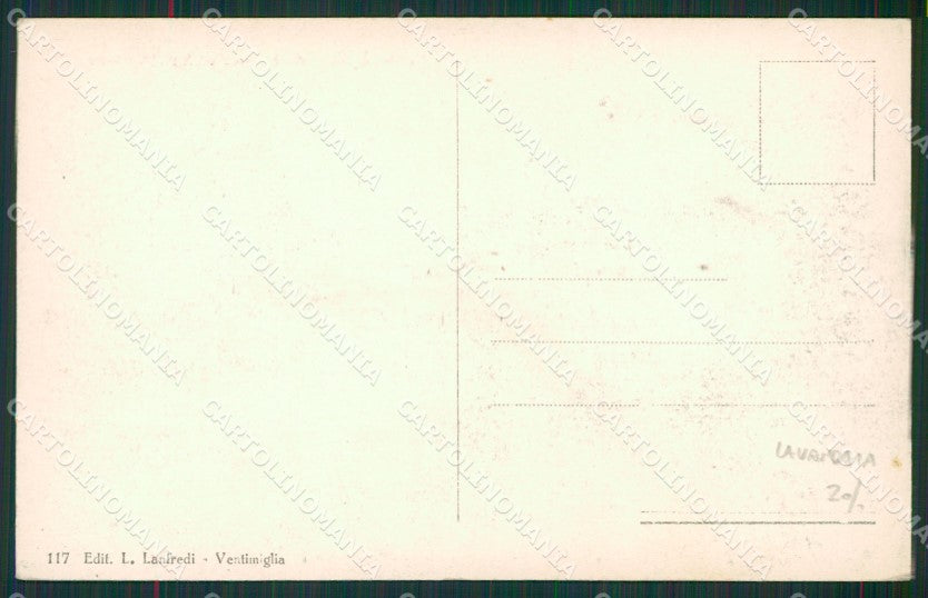 Imperia Ventimiglia cartolina KV6122 – retro
