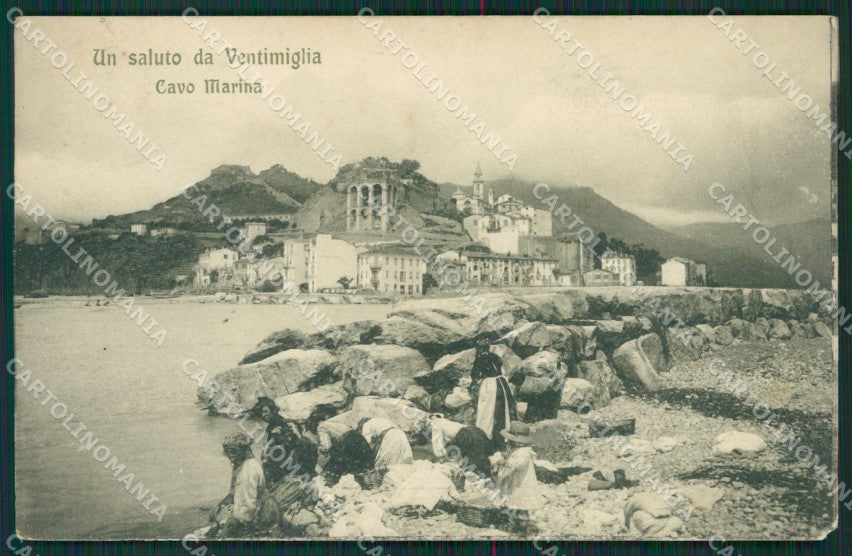 Imperia Ventimiglia Cavo Marina cartolina KV6128 – fronte