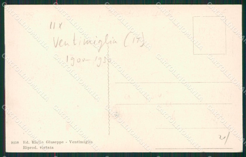 Imperia Ventimiglia Mercato dei Fiori cartolina KV6131 – retro