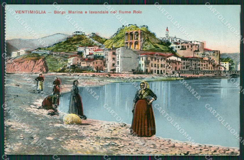 Imperia Ventimiglia Borgo Marina cartolina KV6143 – fronte