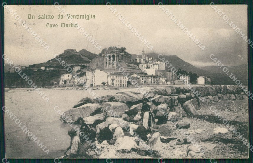 Imperia Ventimiglia Cavo Marina cartolina KV6146 – fronte