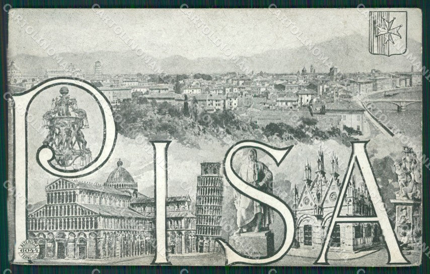 Pisa Città Saluti da Alterocca 6044 cartolina KV6151 – fronte