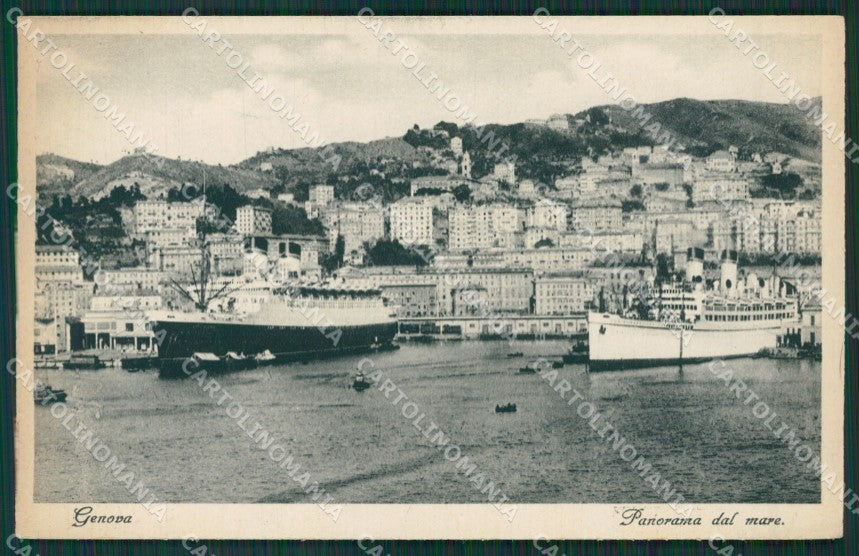 Genova Città Navi cartolina KV6154 – fronte