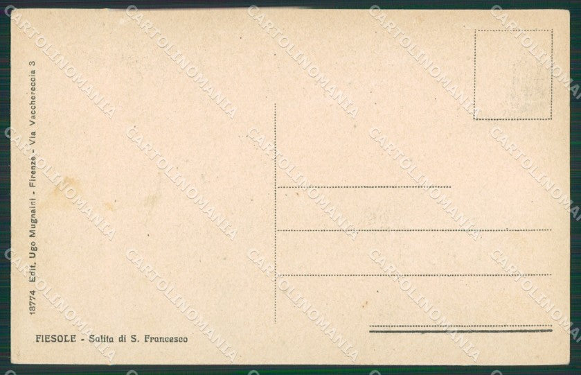 Firenze Fiesole cartolina KV6157 – retro