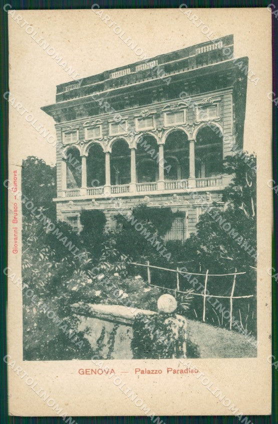 Genova Città PIEGA cartolina KV6170 – fronte