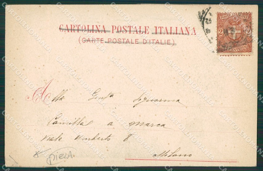 Genova Città PIEGA cartolina KV6170 – retro