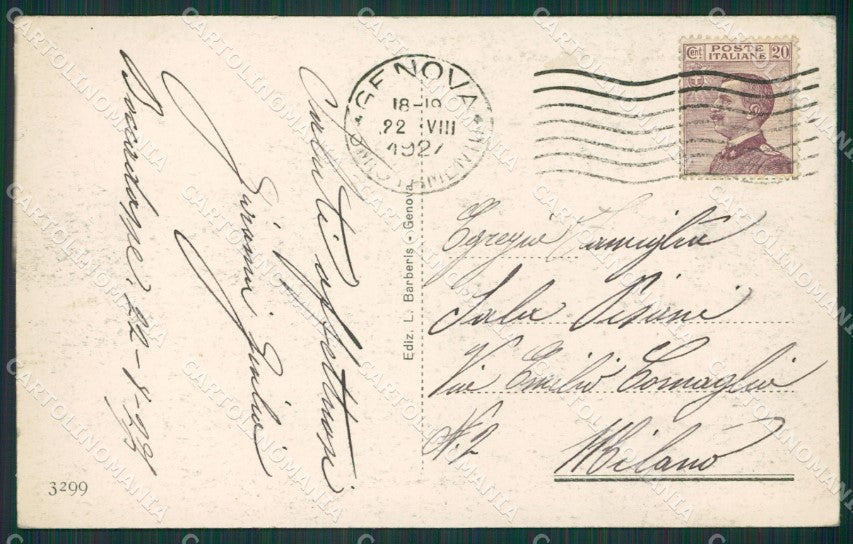 Genova Sturla Boccadasse cartolina KV6181 – retro