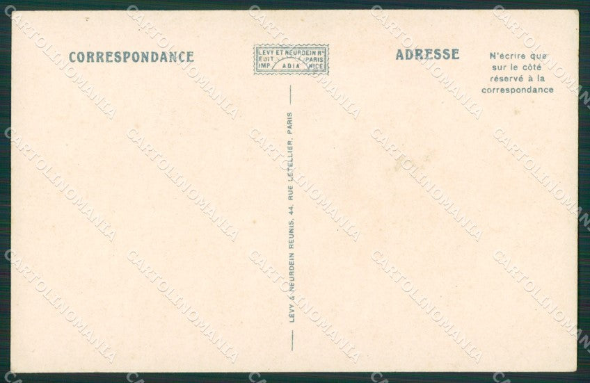 Francia Menton Mentone Frontiera cartolina KV6186 – retro