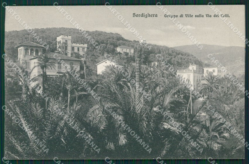 Imperia Bordighera PIEGA cartolina KV6187 – fronte