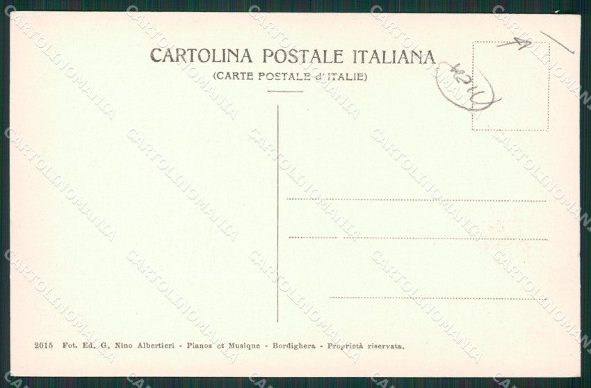 Imperia Bordighera PIEGA cartolina KV6187 – retro