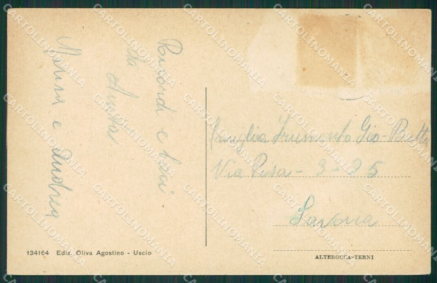 Genova Uscio cartolina KV6189 – retro