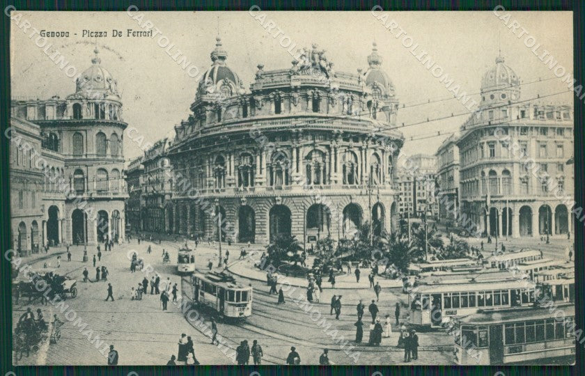 Genova Città Tram cartolina KV6194 – fronte