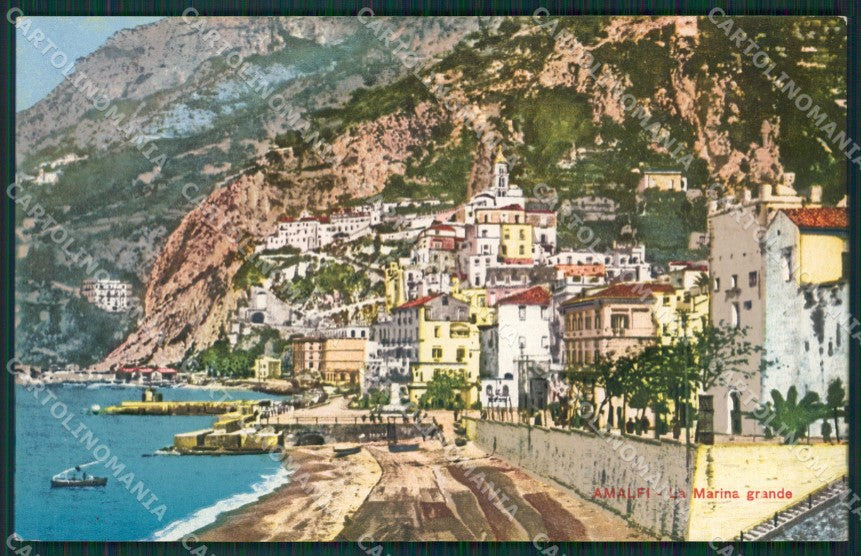 Salerno Amalfi Marina Grande cartolina KV6202 – fronte