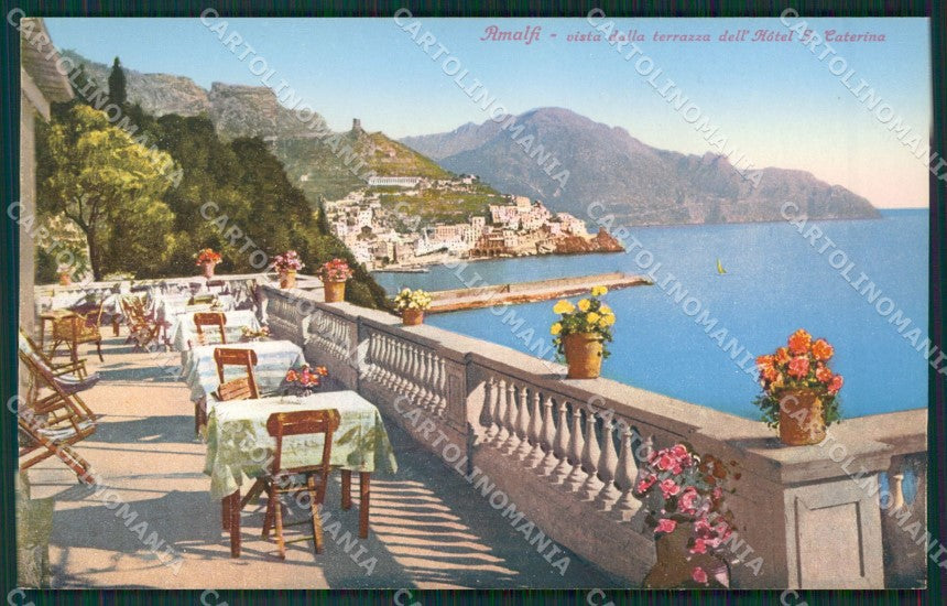 Salerno Amalfi cartolina KV6210 – fronte