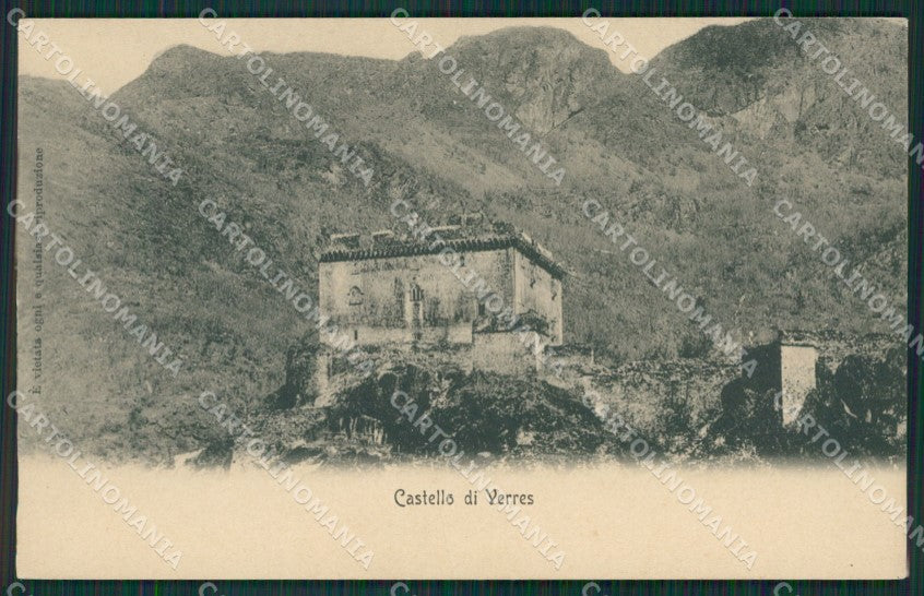 Aosta Verrès Castello di cartolina KV6214 – fronte