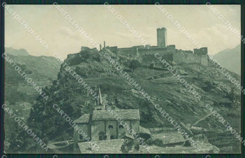 Aosta Montjovet Castello di cartolina KV6219 – fronte