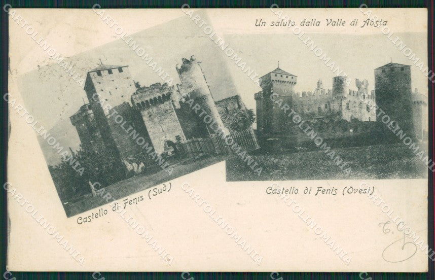 Aosta Fénis Castello di cartolina KV6223 – fronte