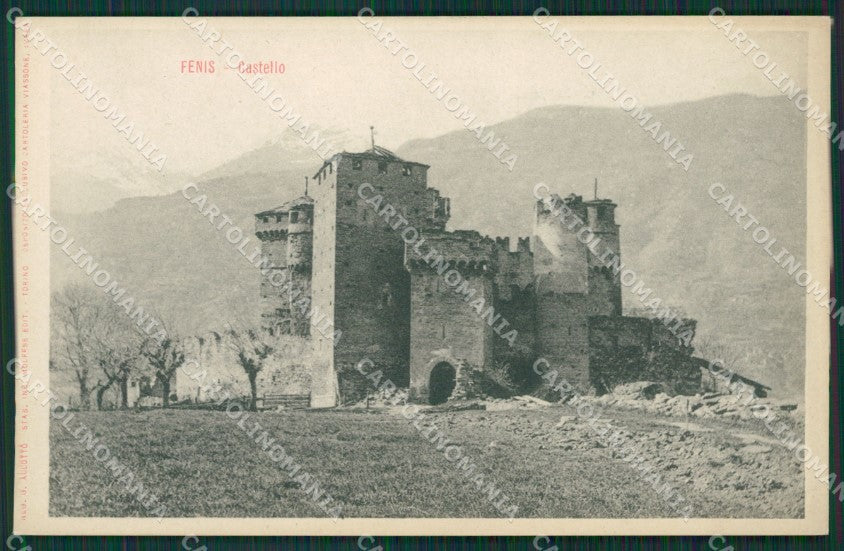 Aosta Fénis Castello di cartolina KV6224 – fronte