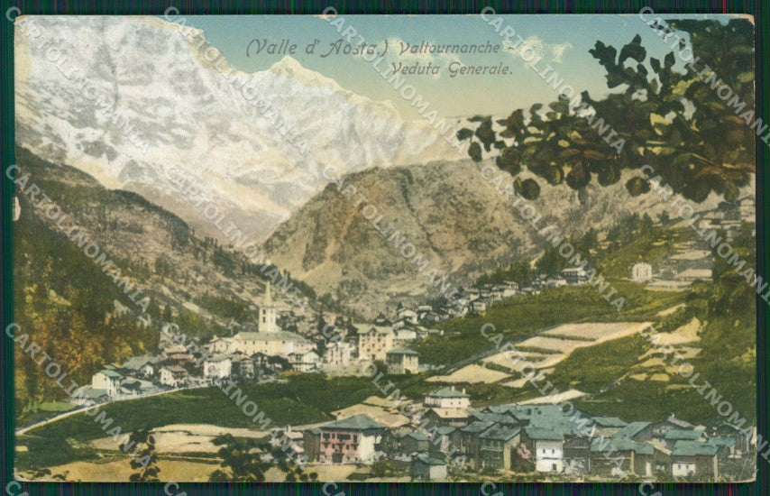 Aosta Valtournenche cartolina KV6237 – fronte
