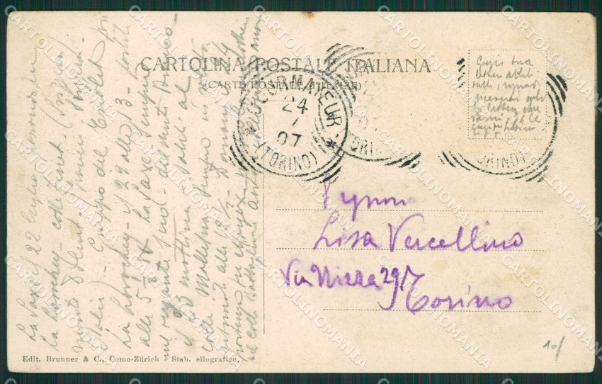 Aosta Courmayeur cartolina KV6250 – retro