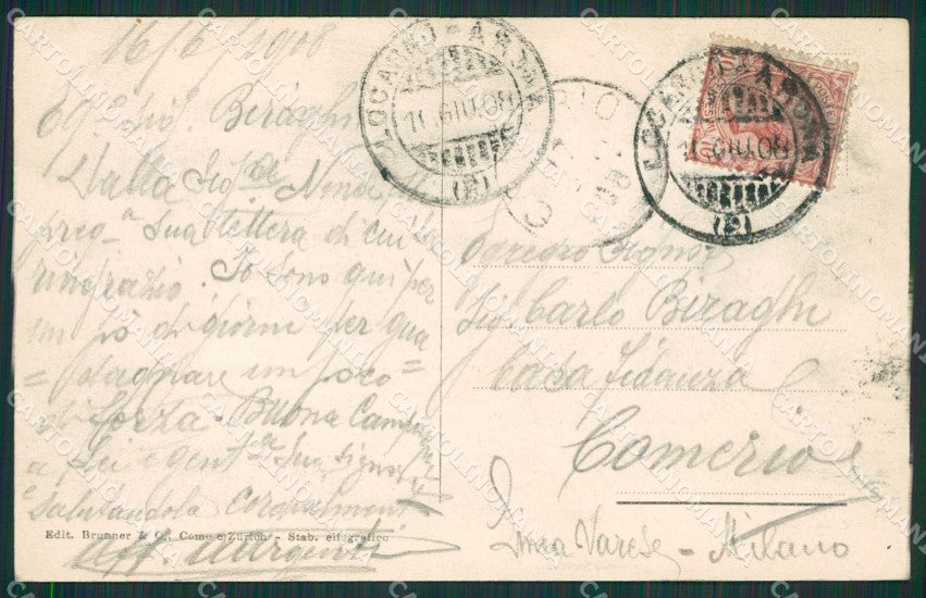 Verbania Stresa Isola Pescatori Lago Maggiore cartolina KV6256 – retro