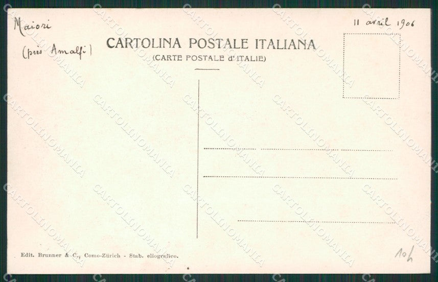 Salerno Maiori cartolina KV6276 – retro