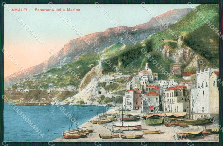 Salerno Amalfi cartolina KV6284 – fronte