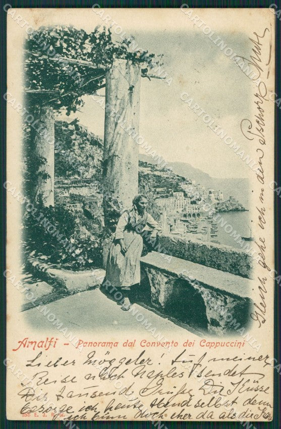 Salerno Amalfi cartolina KV6294 – fronte