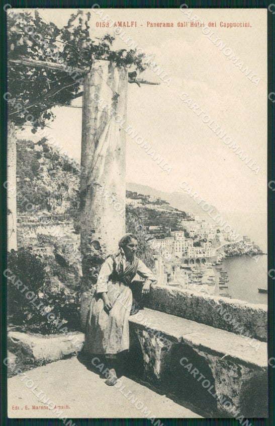 Salerno Amalfi cartolina KV6295 – fronte