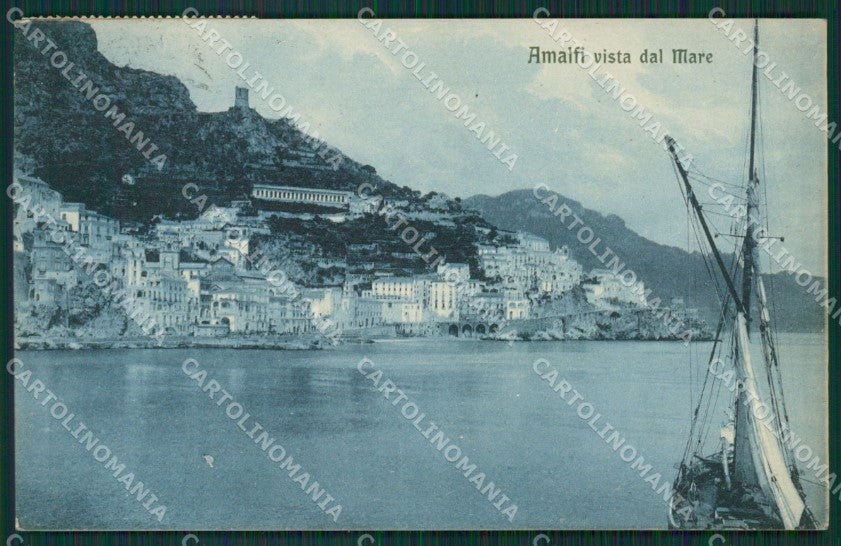 Salerno Amalfi cartolina KV6315 – fronte